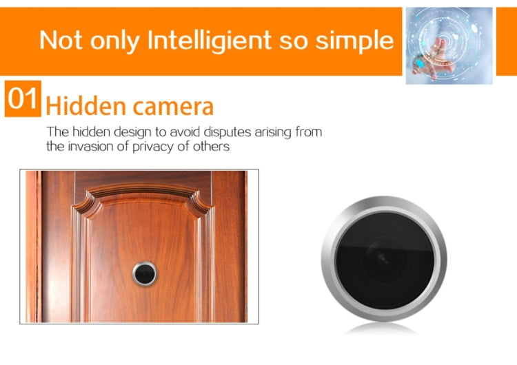 YB-43CH 4.3 inch Screen 1.0MP Security Camera Door Peephole with One-key to Watch Function, YB-43CH YB-43CH 4.3 inch Screen 1.0MP Security Camera Door Peephole with One-key to Watch Function, YB-43CH